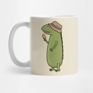 Lizard Monster with Popsicle Mug